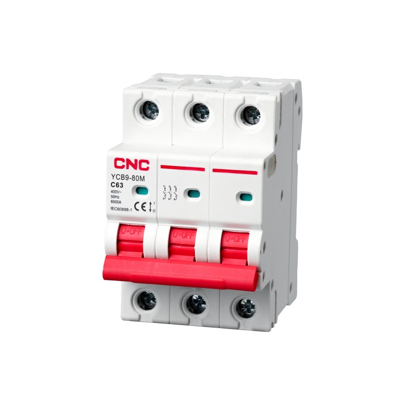 YCB9-80M 2А 3P 6кА D DB разъем для вилочной шины