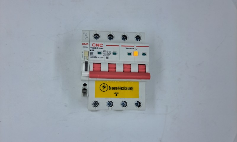YCB9LE-80M 25A 4P 10кА 30мА C AC (электрон.) с SD