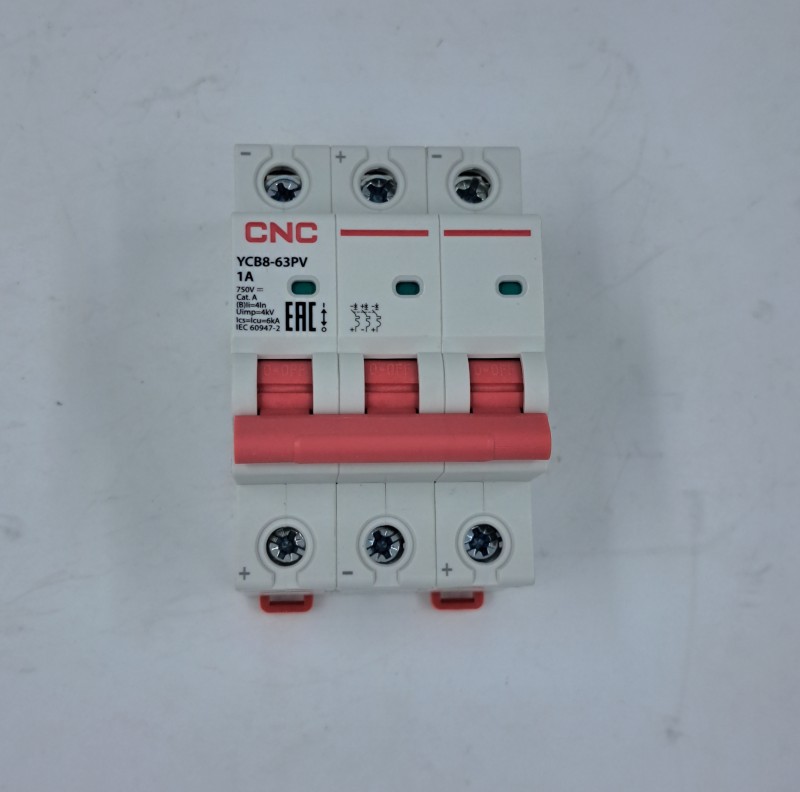 YCB8-63PV 3P 10А С DC750