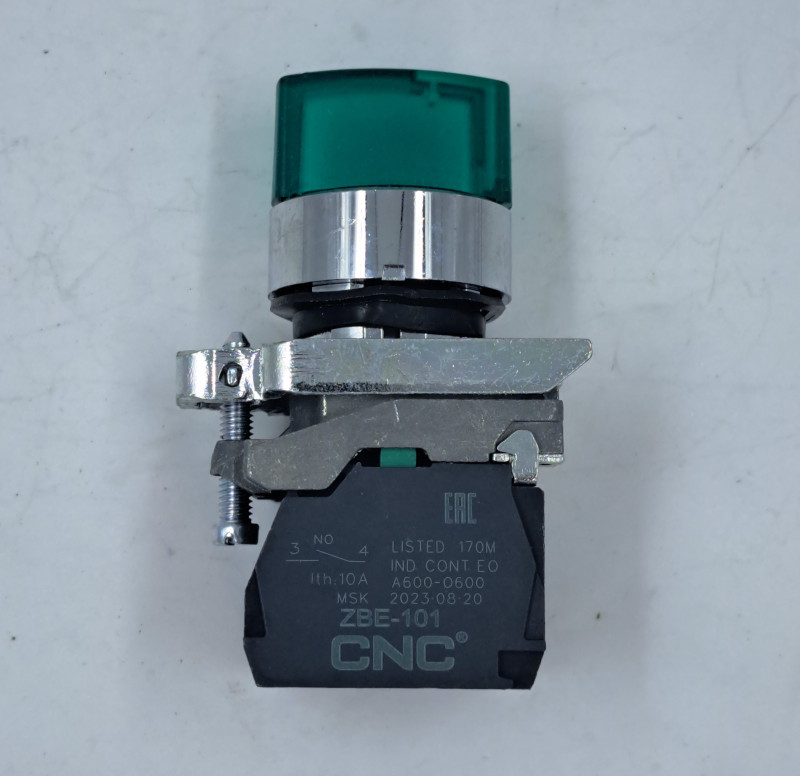 LAY4-BK3365 зеленая 1НО+<wbr>1НЗ