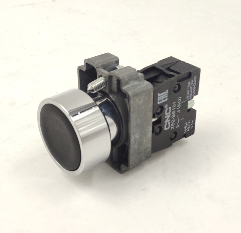 Кнопка без фиксации LAY5-BAF21 черная IP65