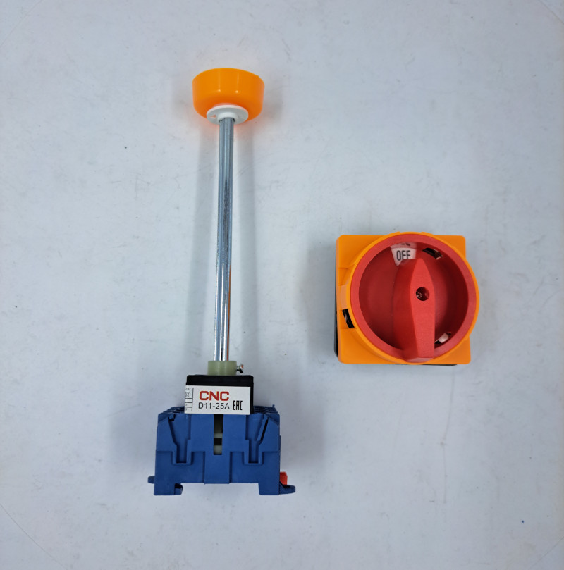 D11-25 4P 2 положения, монтаж на фронтальную панель