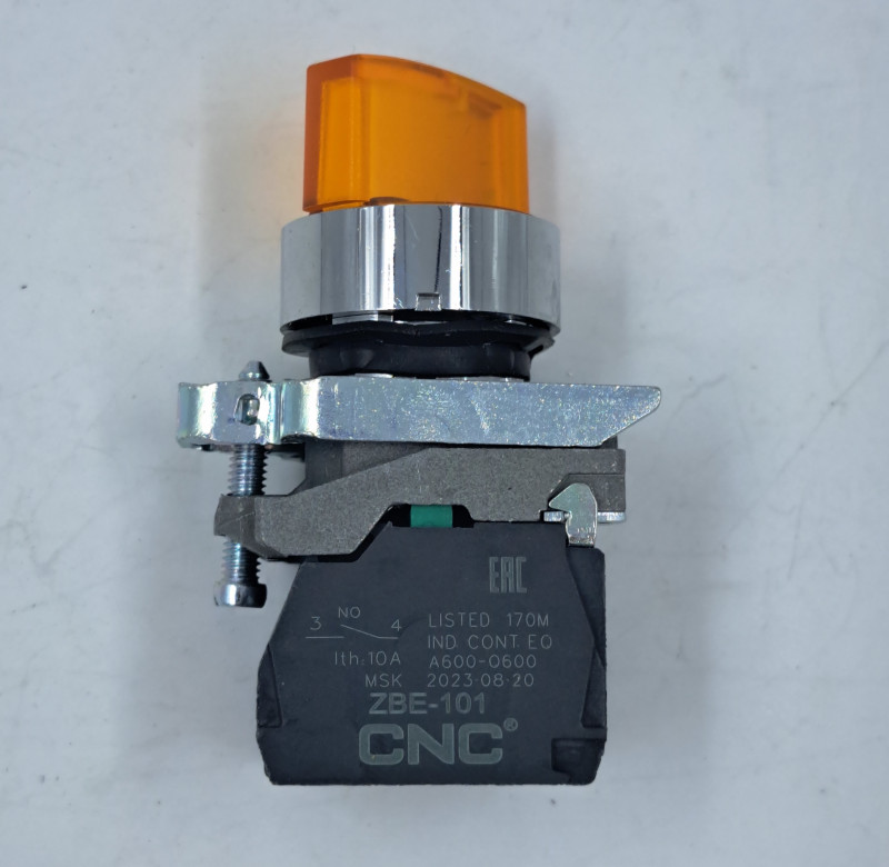 LAY4-BK2565 желтая 1НО+<wbr>1НЗ