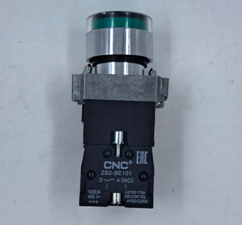 LAY5-BWF3361 AC380 зеленая 1НО IP65