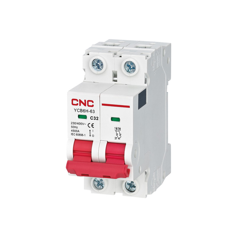 *YCB6H-63 6А 2P 4,5кА C