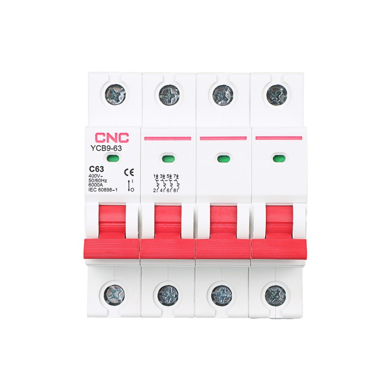 YCB9-63 10А 4P 4,5кА D