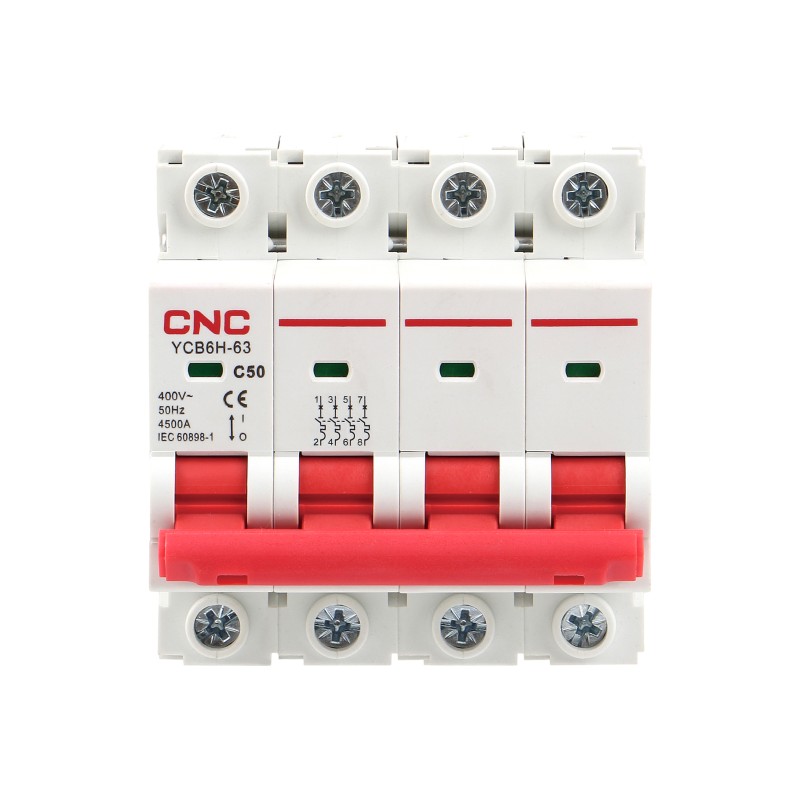 YCB6H-63 2А 4P 4,5кА C