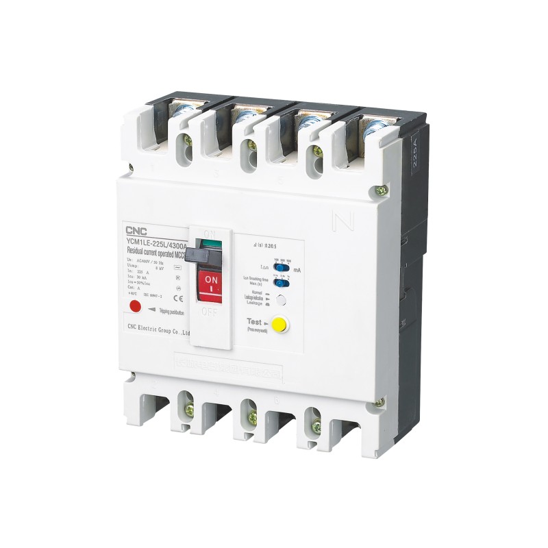 YCM1LE 800M 800А 4P 100-300-500мА 65кА