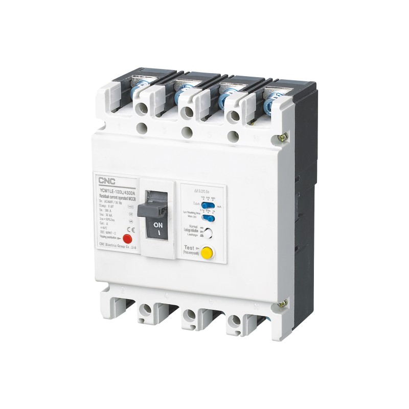 YCM1LE 125M 16А 4P 100-300-500мА 50кА